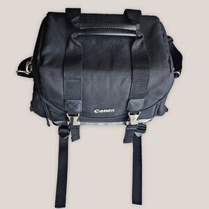 CANON 200DG Deluxe Photography EOS Pro Camera Gadget Bag Black & Silver